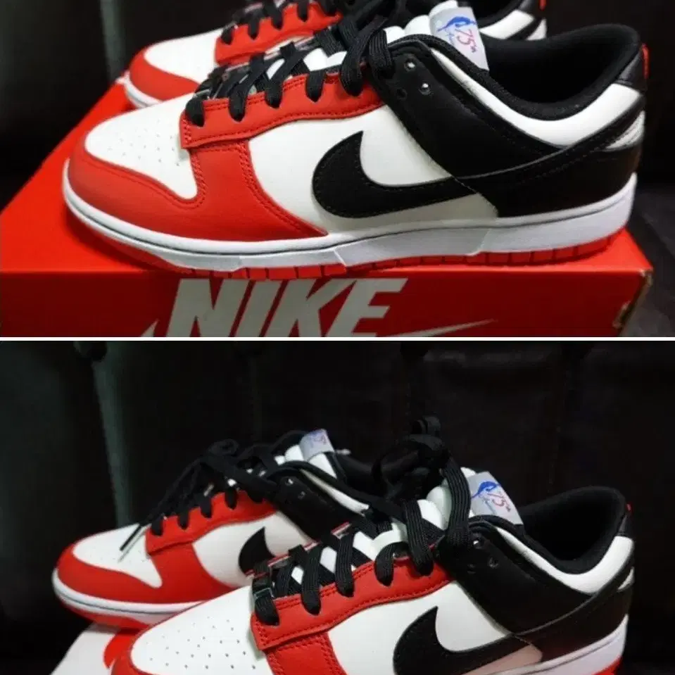 Nike x NBA Dunk Low Retro EMB Black,Red