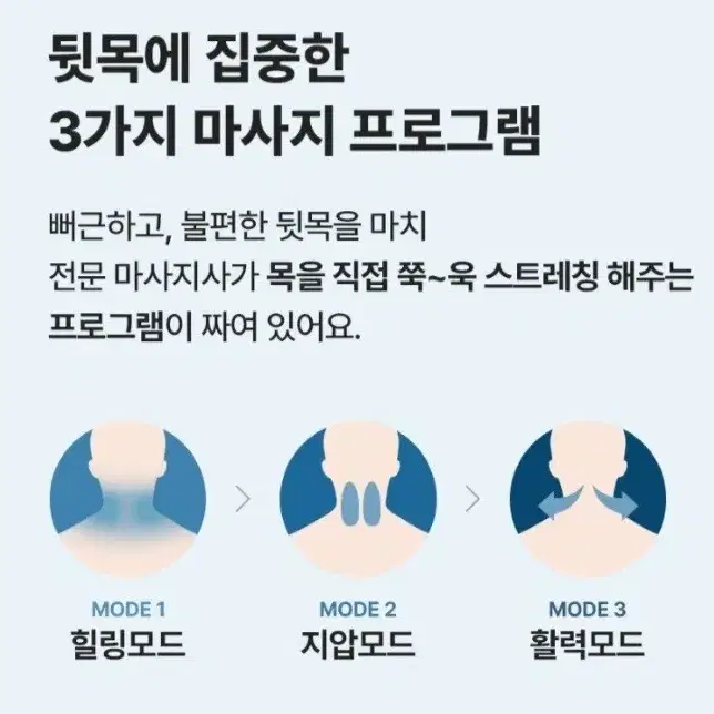 ( 새상품급 ) 목 케어 마사지기