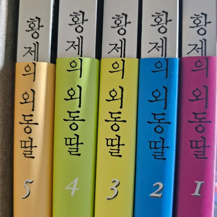 황제의 외동딸 1~5권 북커버 포함 일괄