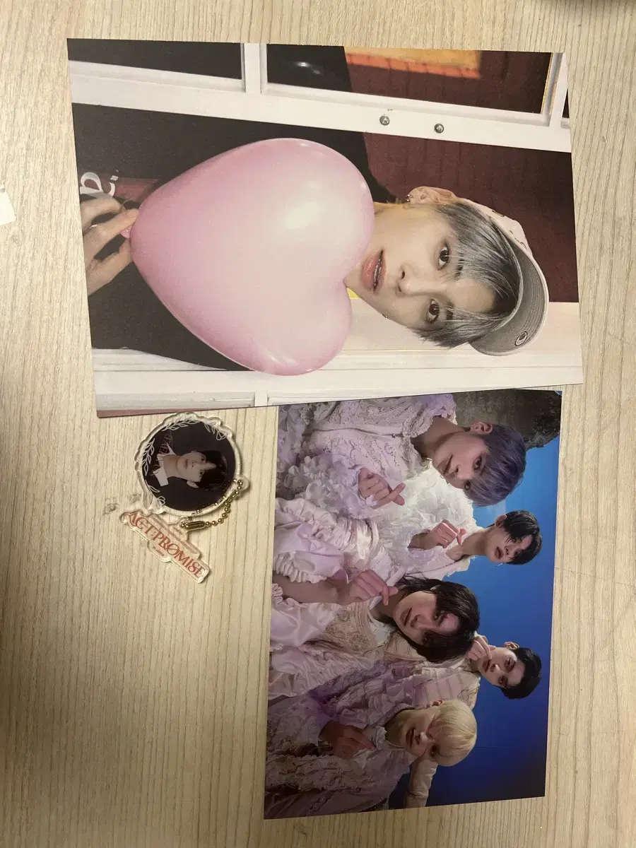 TXT taehyun Eternal Rub postcard Déjà Vu Promicon Japan ld Keyring