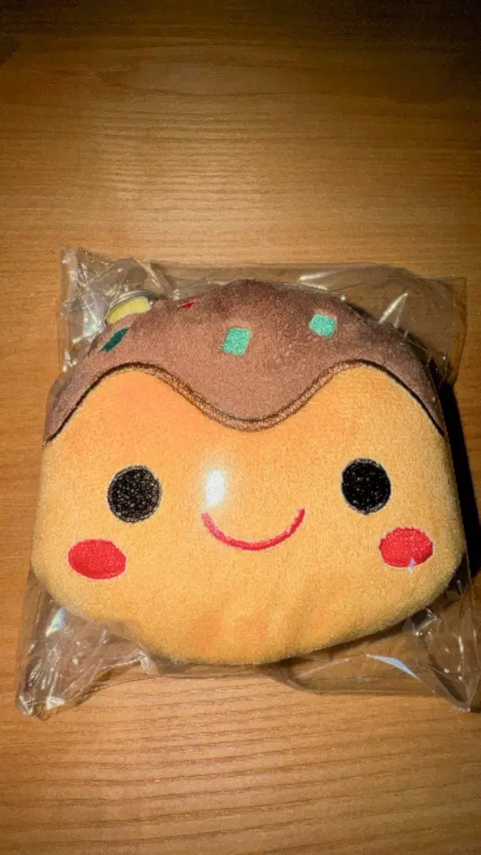 Free shipping ((Enter your credit card)) takoyaki card walletdoll keyring