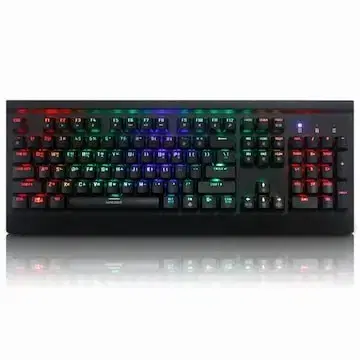 앱코 HACKER K600 하데스 RGB 게이밍 기계식 (블랙, 청축)