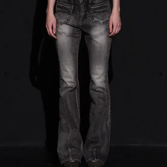 보헤미안서울 FRONT POCKET BOOTS CUT DENIM PANT