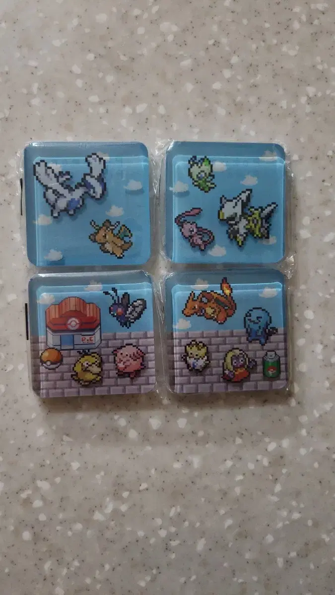 Pokémon pop up 4 magnets