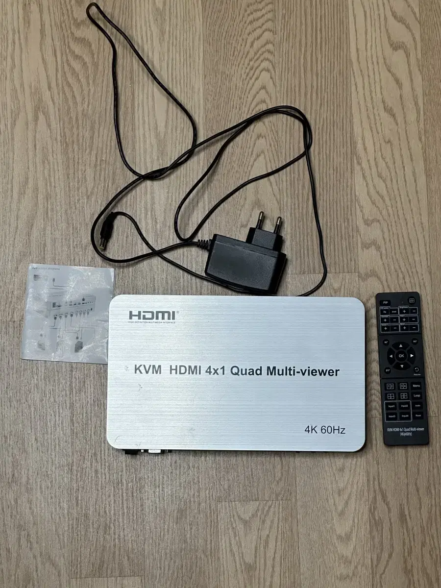 4K HDMI KVM 스위치 4 in 1 판매합니다