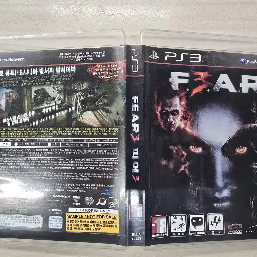 [PS3] 플스3 "피어3 (FEAR3)" 판매합니다.