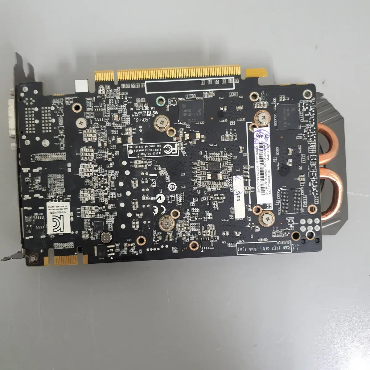 [무료배송] 중고 조텍 GTX960 D5 게이밍 그래픽카드 2GB