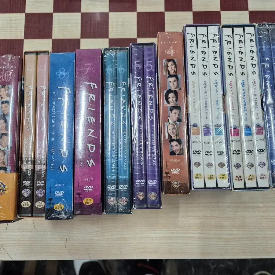 프렌즈FRIENDS시즌DVD1~10 미개봉실사진 일괄판매