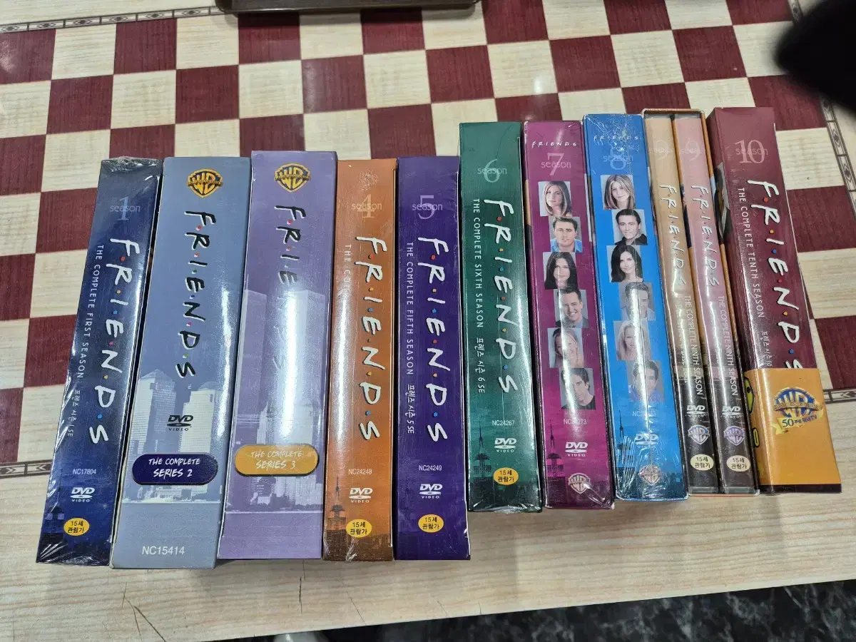 프렌즈FRIENDS시즌DVD1~10 미개봉실사진 일괄판매