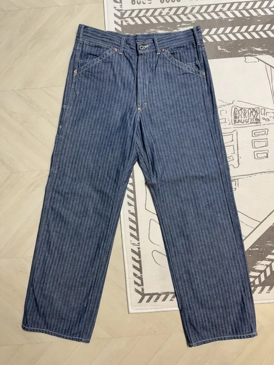 Toysmith McCoy Denim Herringbone Work Pants 36 (34 recommended) Waist 45cm