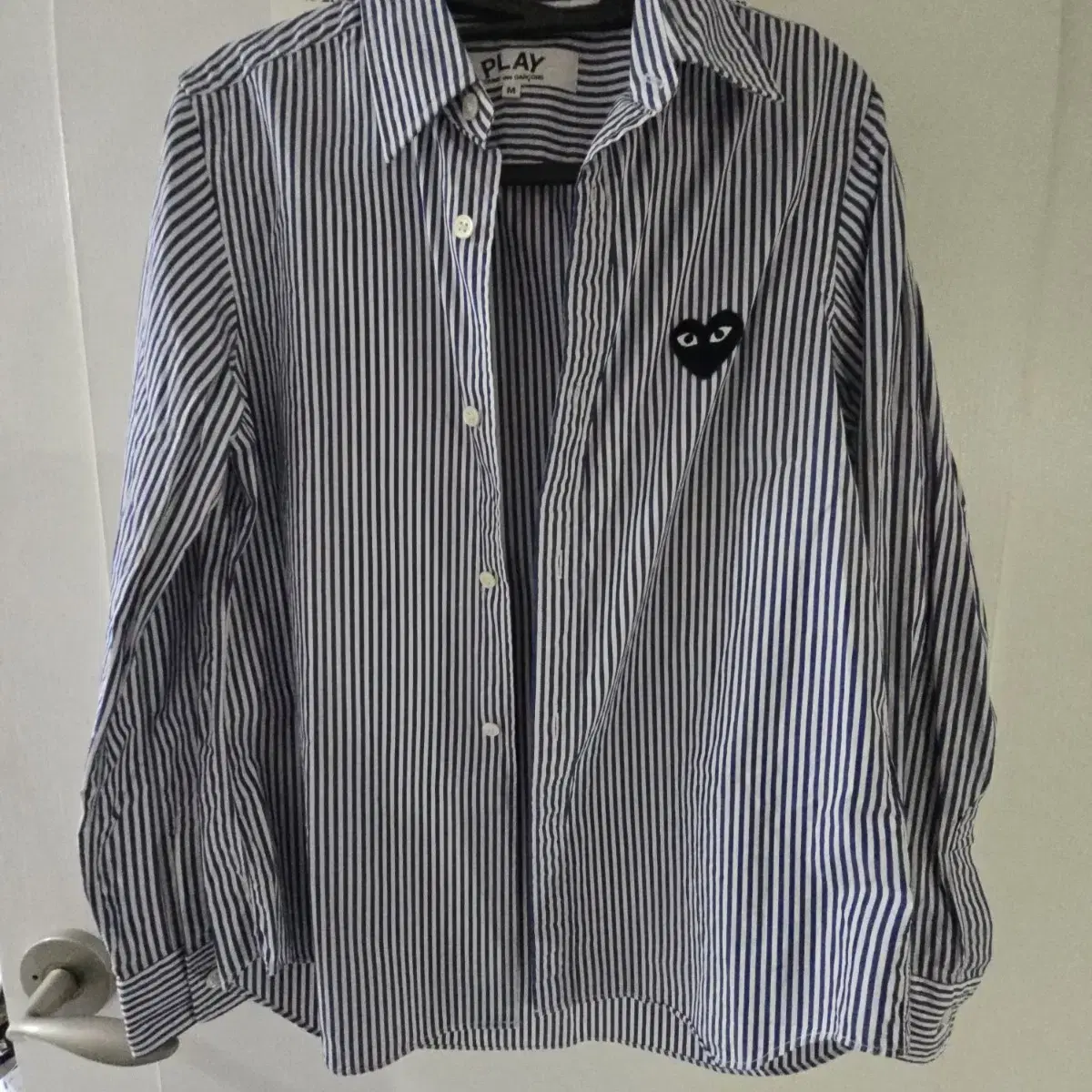 Comme des Garçons Song bloo Striped Women's Shirt M