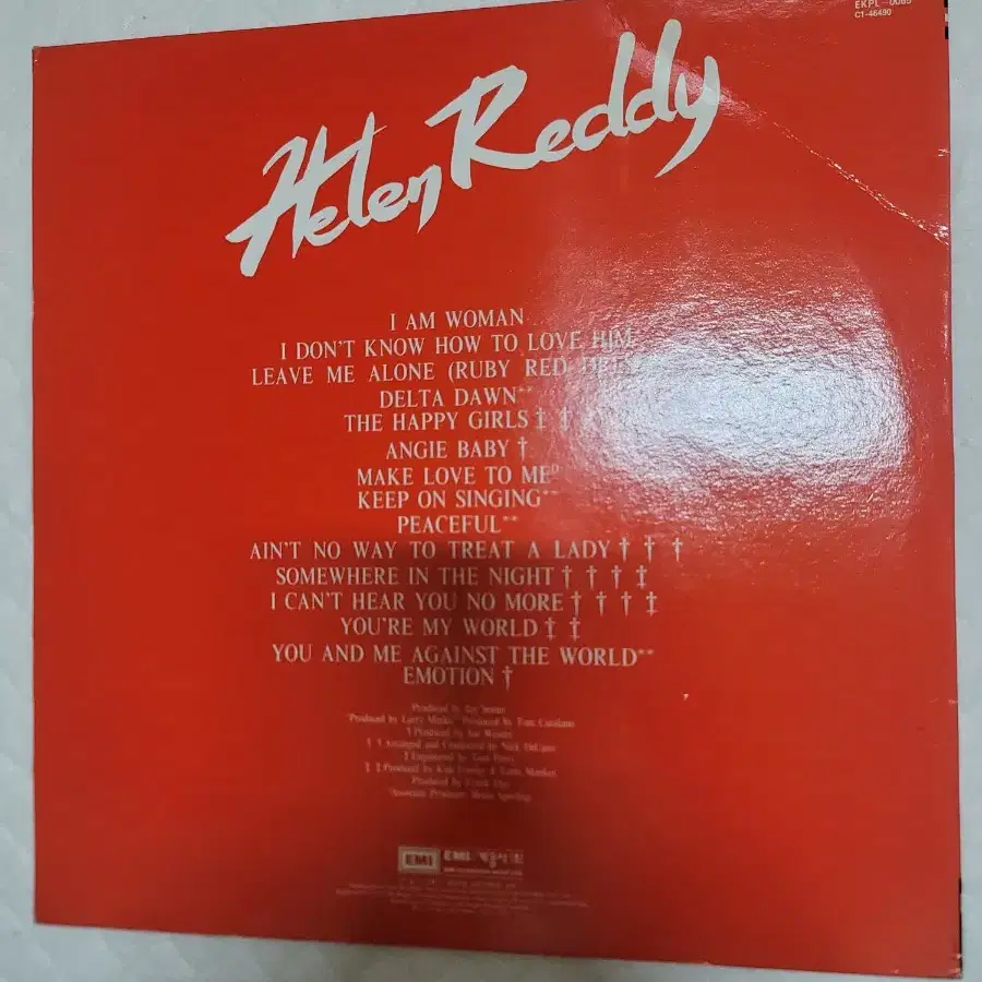 HELEN REDDY'S LP 그랫힛