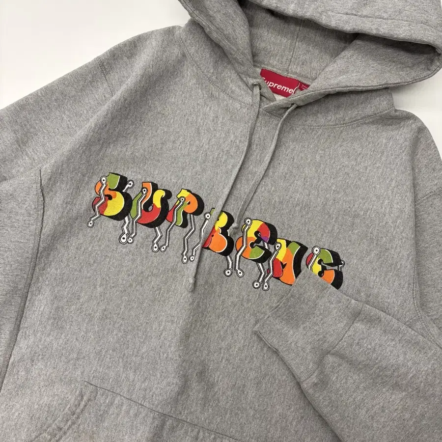 Supreme 슈프림 블레이드 홀 카 후디드 스웻셔츠 그레이