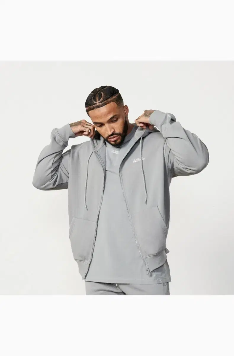 VANQUISH ZIP UP GRAY