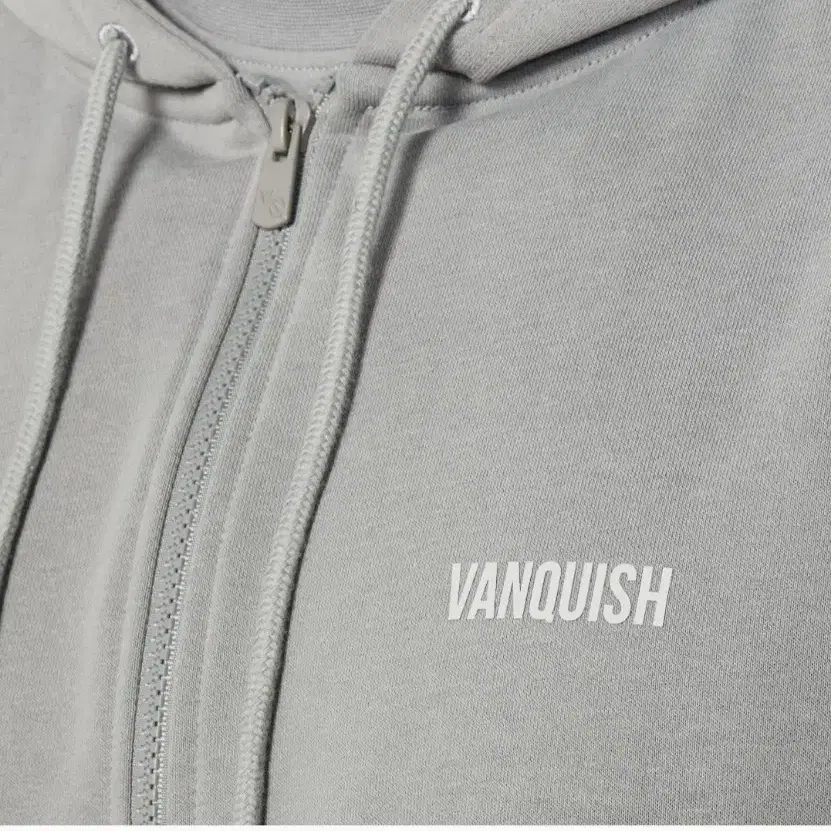 VANQUISH ZIP UP overfit GRAY