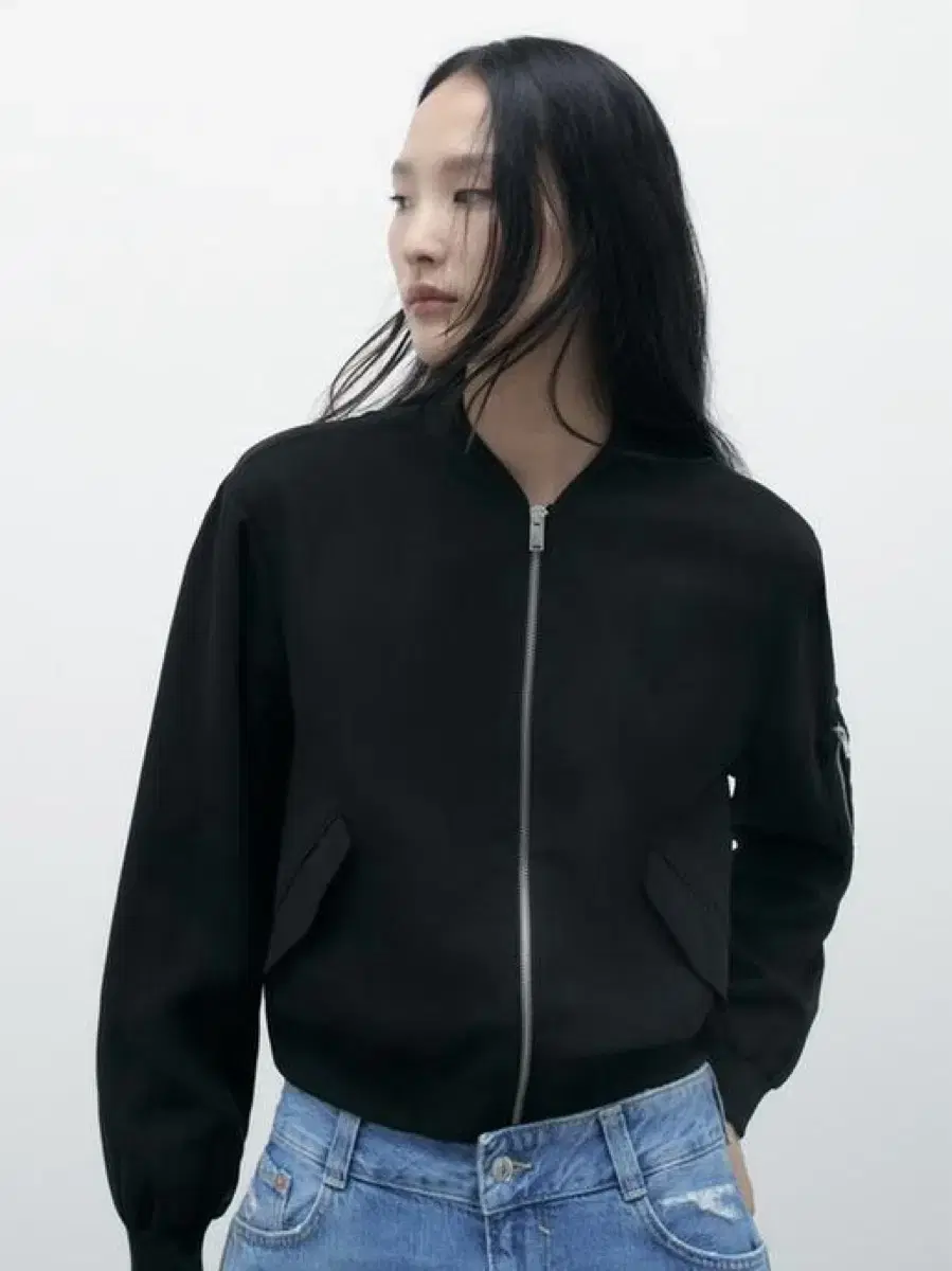 zara 자라 크롭 봄버 재킷 L