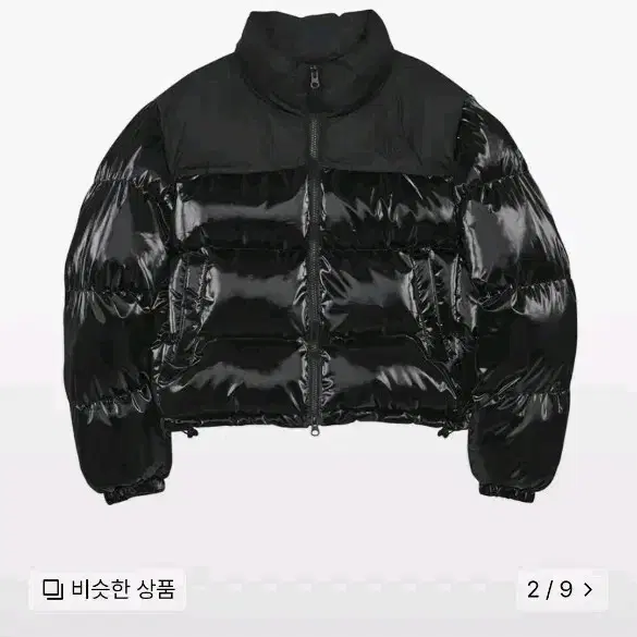 러브이즈트루 패딩 AM GLOSSY SHORT PUFFER JACKET