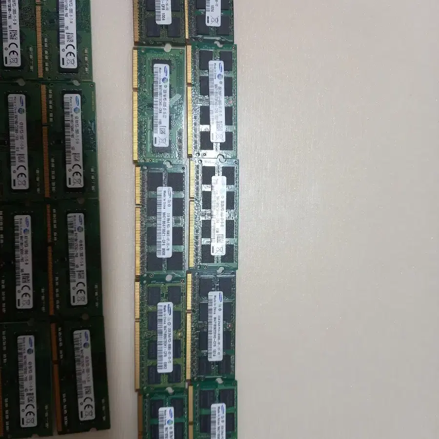 삼성 노트북 램 ddr3 8500 2기가 10개 일괄