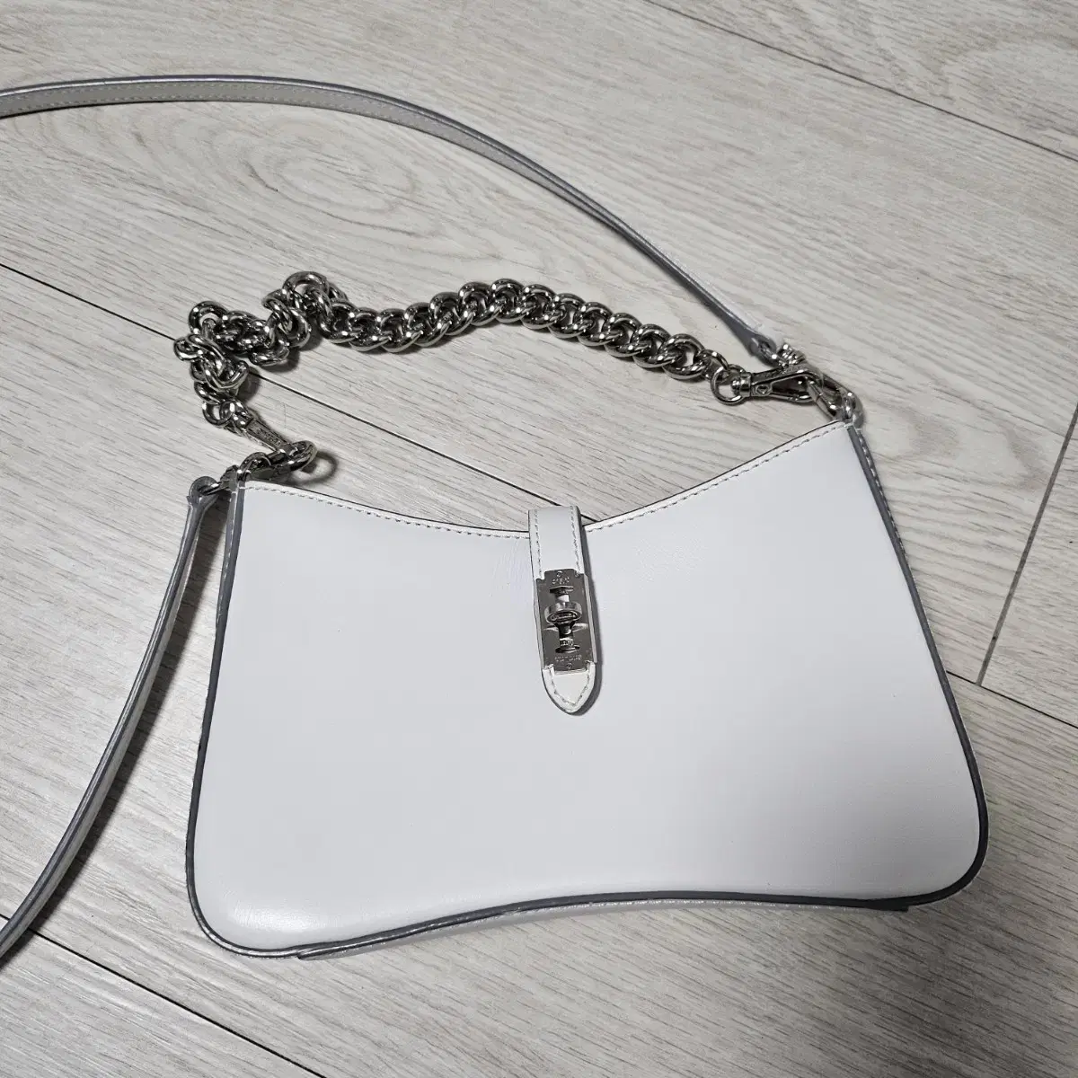 Bunk White Crossbody Bag