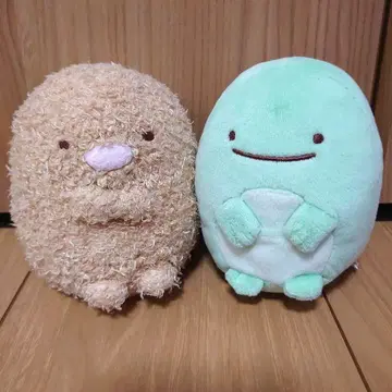 스미코구라시 봉제 인형 돈가스 도마뱀 2마리 묶음 판매 세트 판매