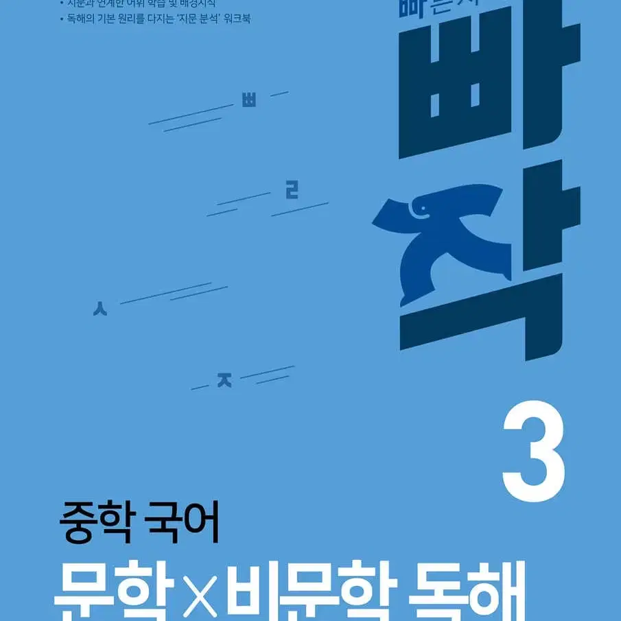 빠작 중등 국어 문학 비문학 독해 3