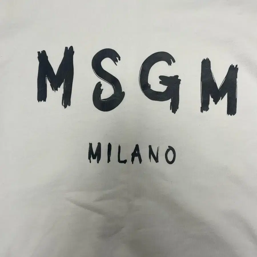 MSGM 맨투맨(화이트)