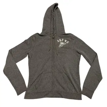 새상품급 아베크롬비 여성용 지퍼 후드 타이트핏 여성용