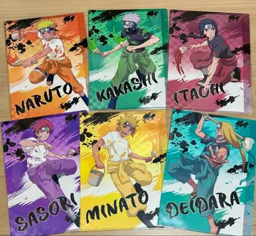 NARUTO 나루토 페인트 클리어 파일 6종 세트