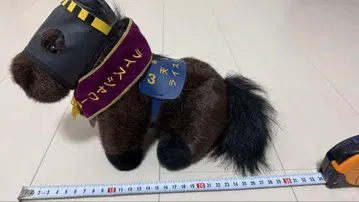명마 라이스 샤워 봉제 인형