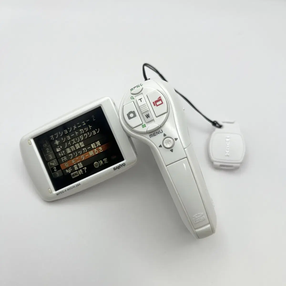 산요 작티 Xacti CG9 화이트 캠코더 디카 디지털 카메라