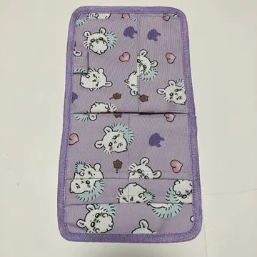 치이카와 선바이저 포켓 모몽가 (먼작귀) 퍼플 수납 자동차 캐릭터