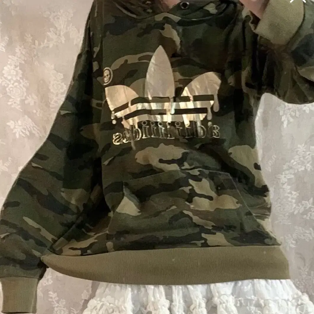 Adidas camo hoodie