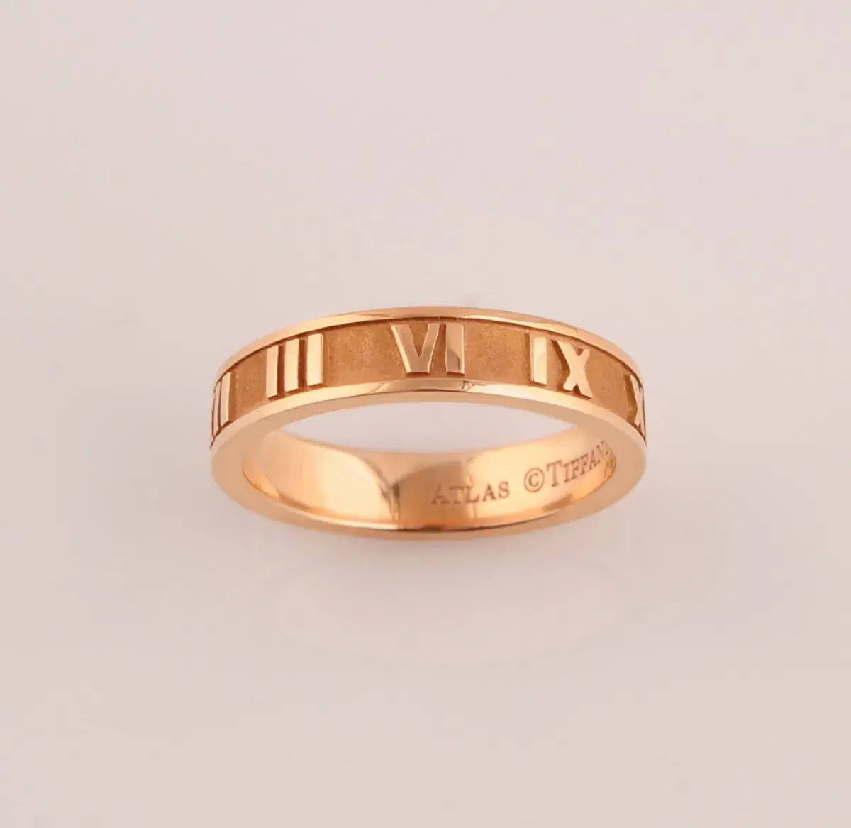 Tiffany & Co Atlas Ring 18K Rose Gold Ring No. 11