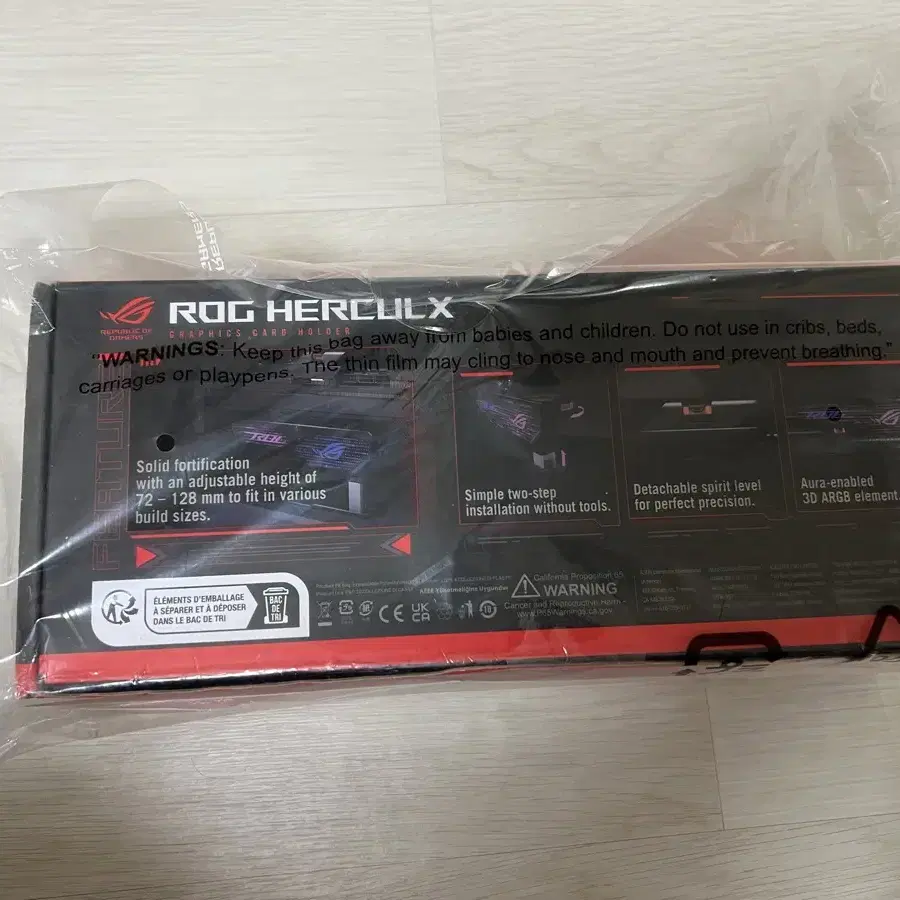 미개봉) ASUS ROG Herculx 그래픽 카드 홀더 판매합니다.