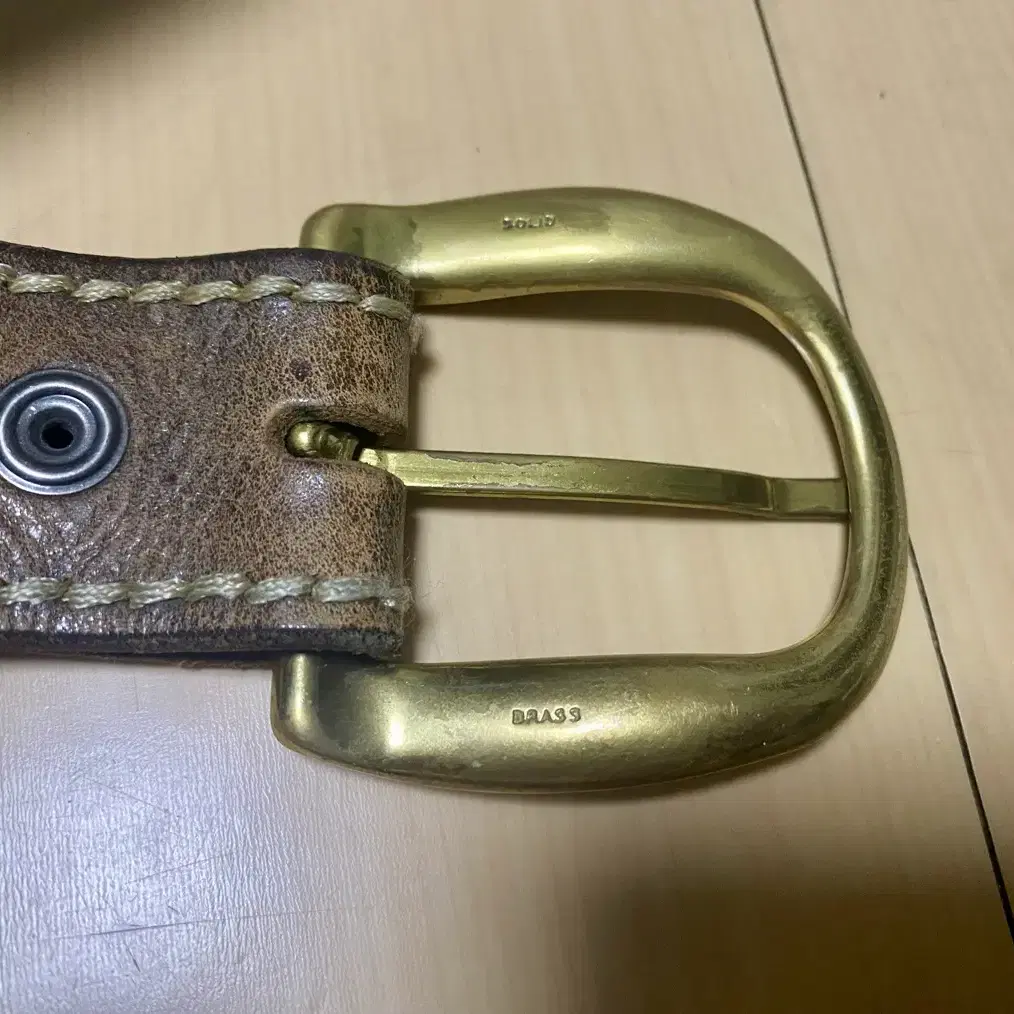 Made in USA 빈티지 SOLID BRASS 벨트