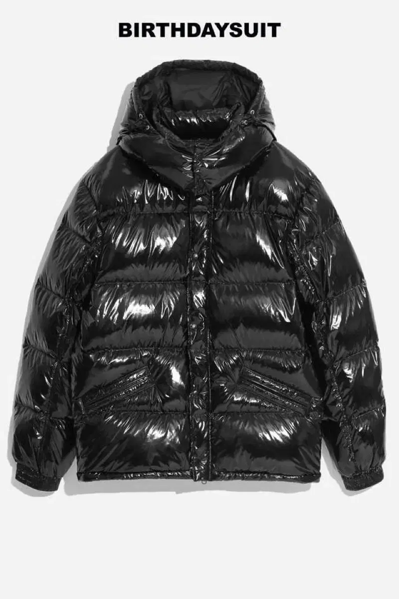 ㅐbirthdaysuit / HOODED DOWN JACKET BLACK