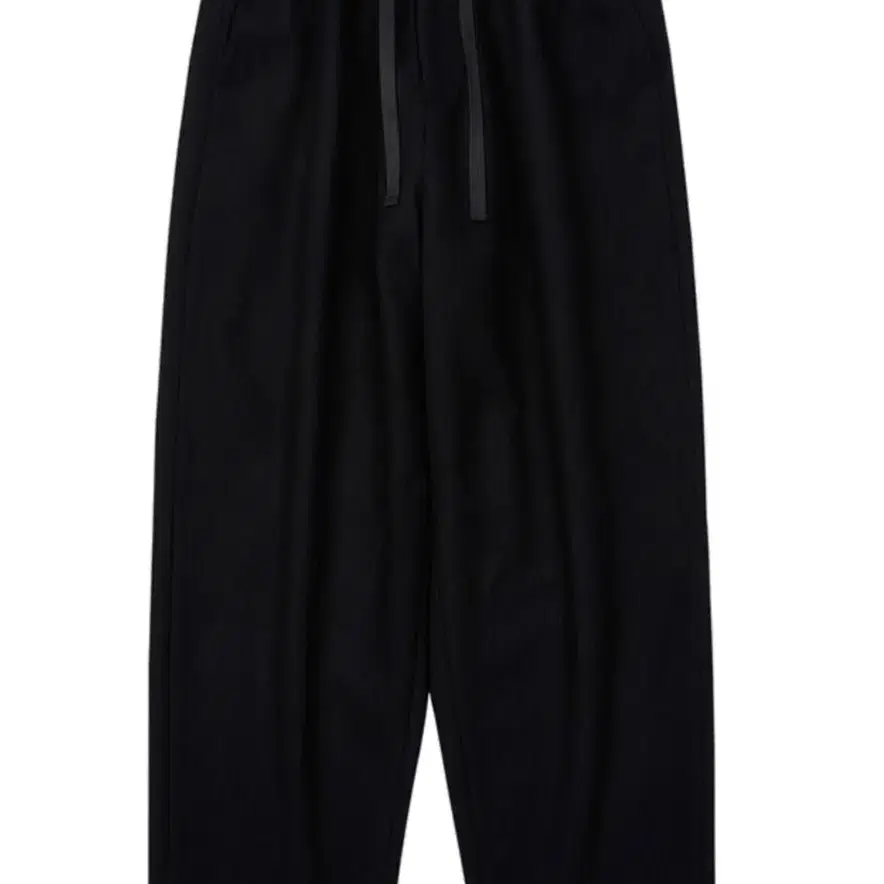 Oversized Wool Trousers [BLACK]