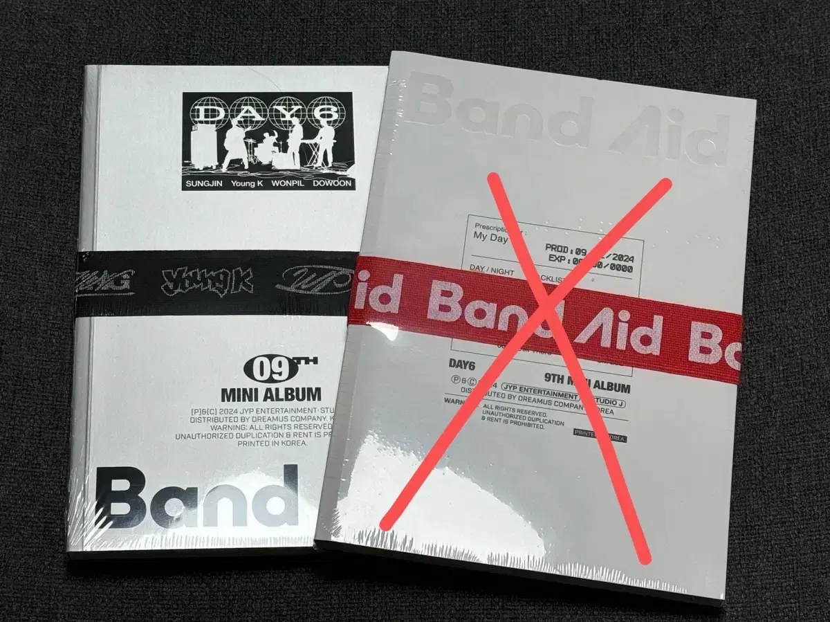 Day 6 Band-Aids album unsealed