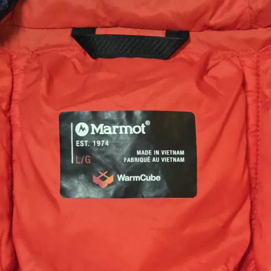 Marmot 마모트 웜큐브 패더리스 자켓 블루 105사이즈