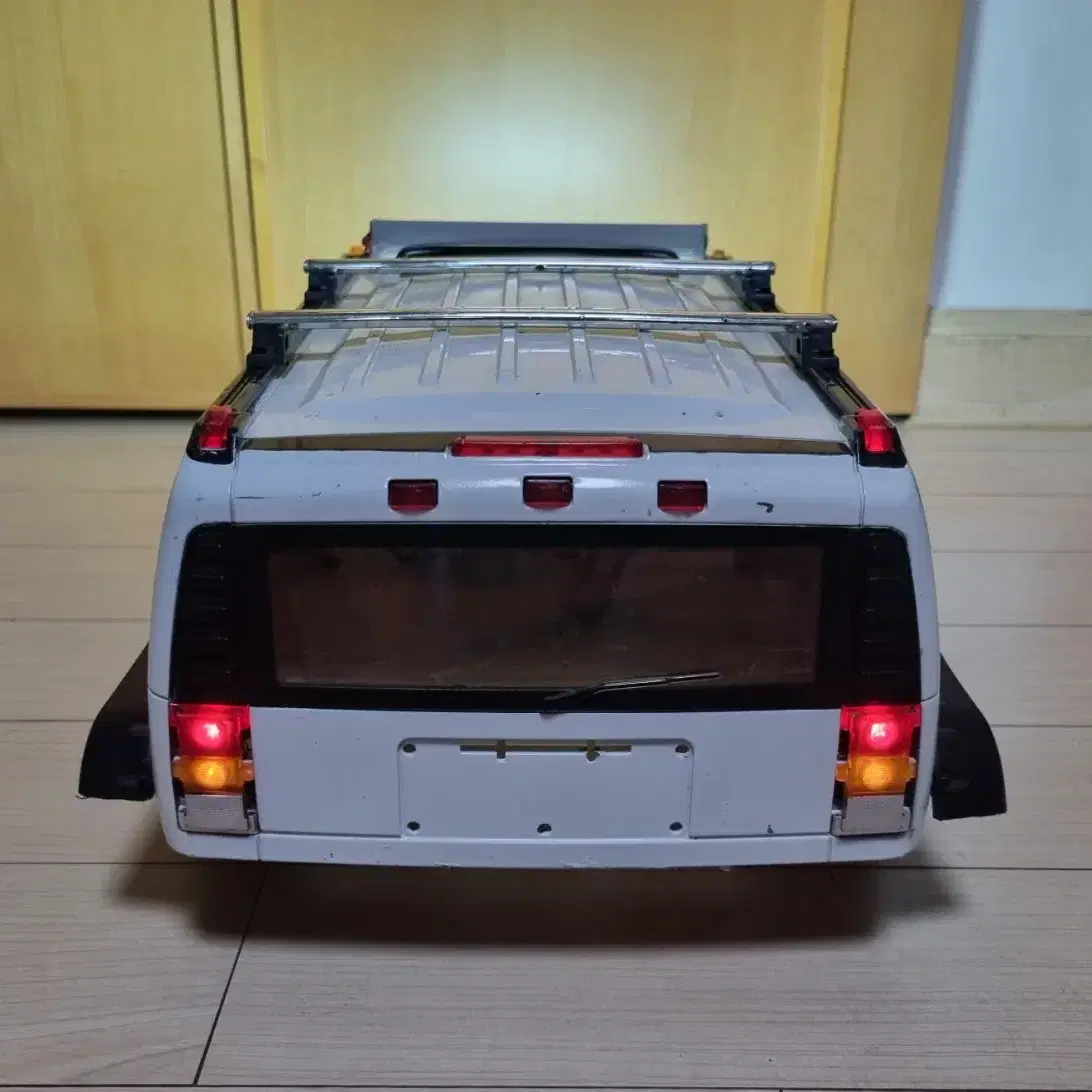 [RC카]1/10 트라이얼용  풀led 험머 바디 trx4, scx10등