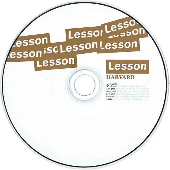 Harvard - Lesson (CD) 일본반 초판 Obi EX++