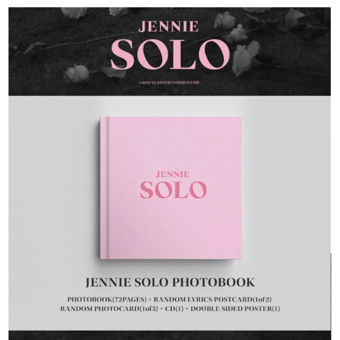 (미개봉) 제니 - SOLO Photobook