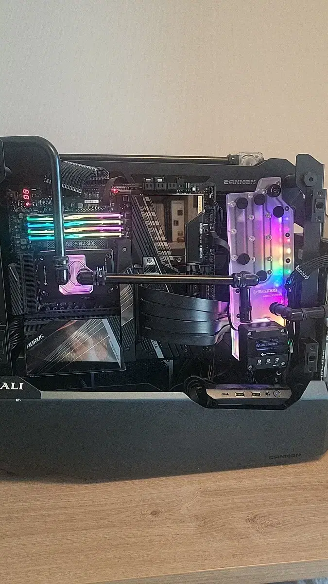 커스텀수냉PC 4080 AORUS CANNON