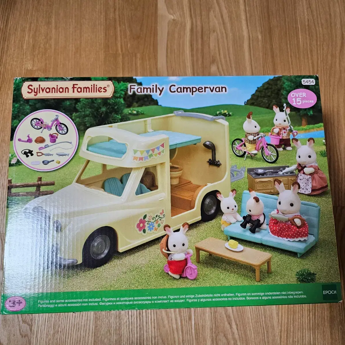 Sylvanian 5454 Family Camping Van Unsealed