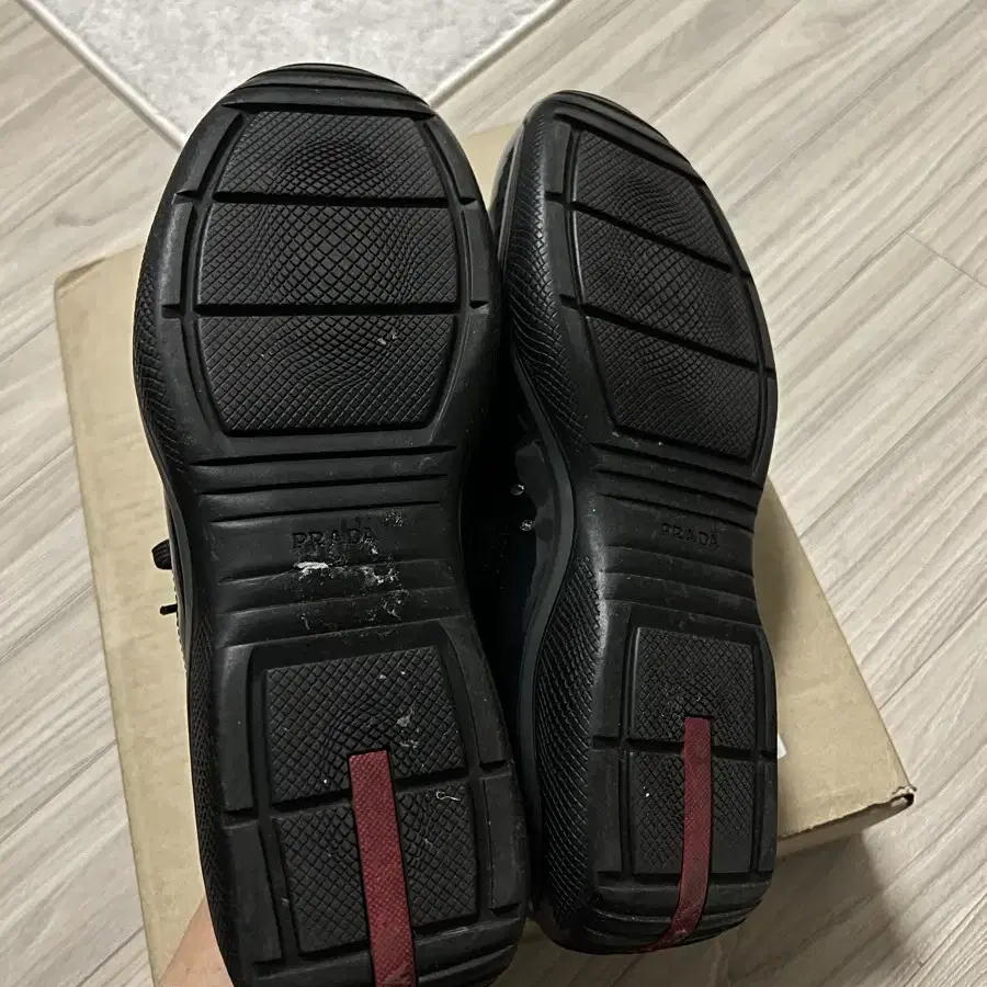 [uk8.5] prada 프라다 아메리카컵 블랙 americas cup