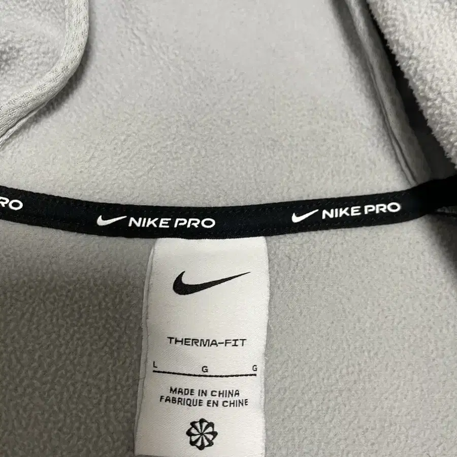 L] 나이키(NIKE PRO) 기모 후드풀집업