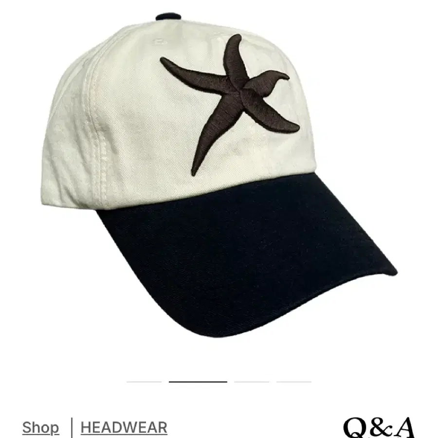 TCM starfish classic cap (ivory/black)