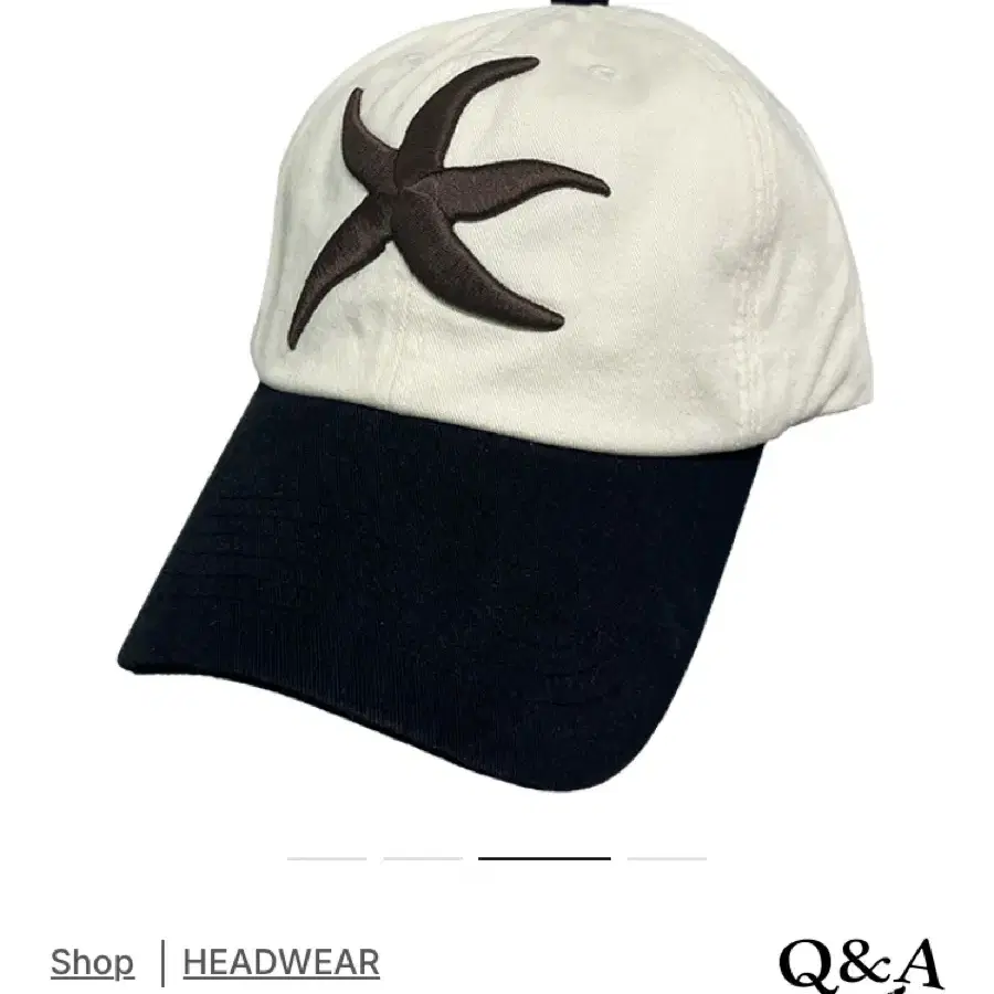 TCM starfish classic cap (ivory/black)