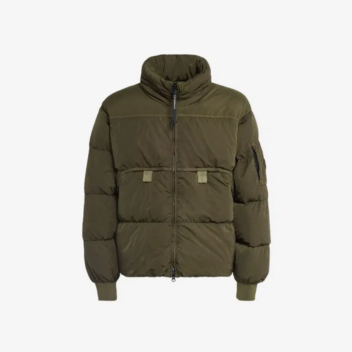 cp company 에코크롬r 믹스드 패딩(하니패딩) 카키색