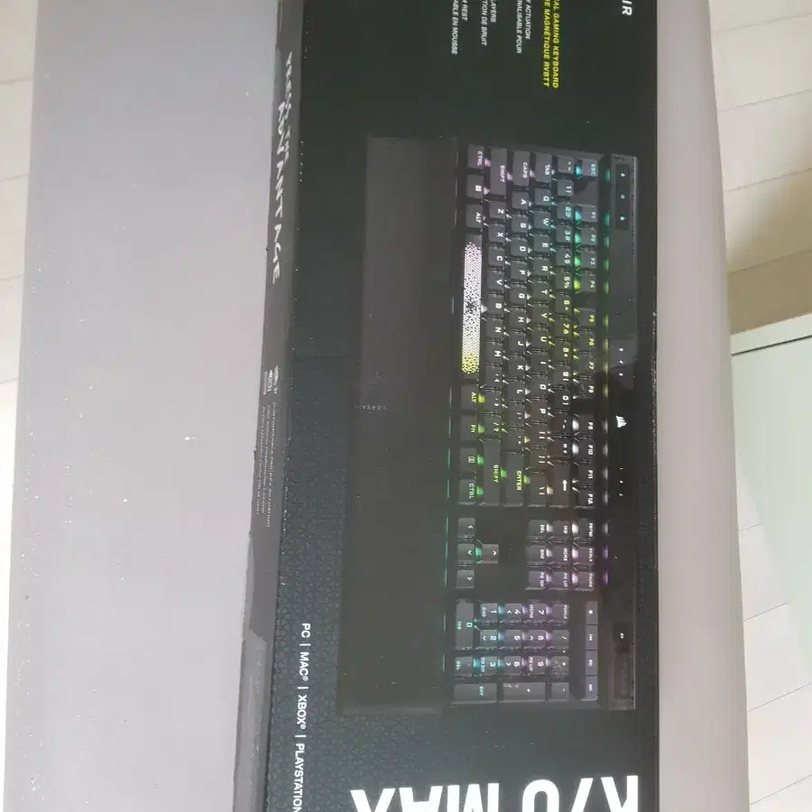 커세어 k70 max mgx 영문각인